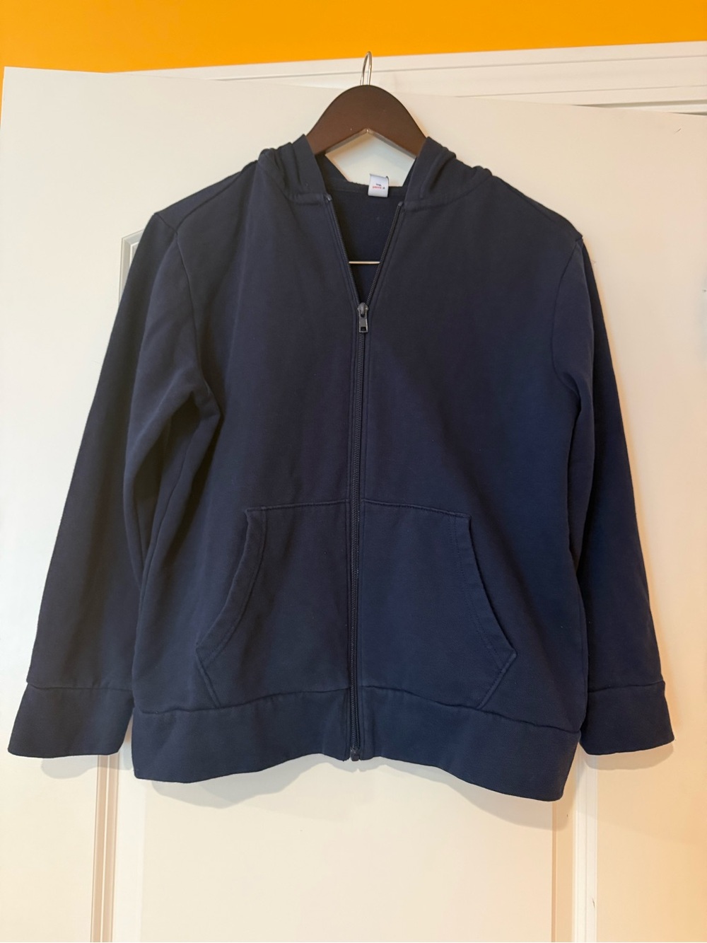 Old Navy Kids Navy Blue Zip-Up Hoodie Sweatshirt - Size XL 14/16